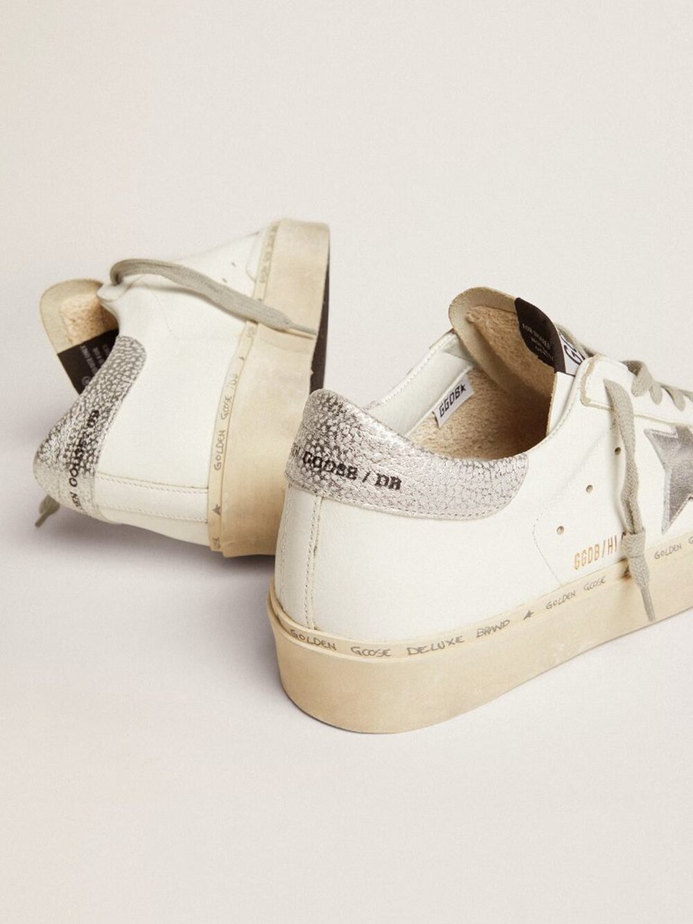 Golden Goose-Women'sSize 36-Hi Star with star and metallic silver heel - Picture 5 of 16
